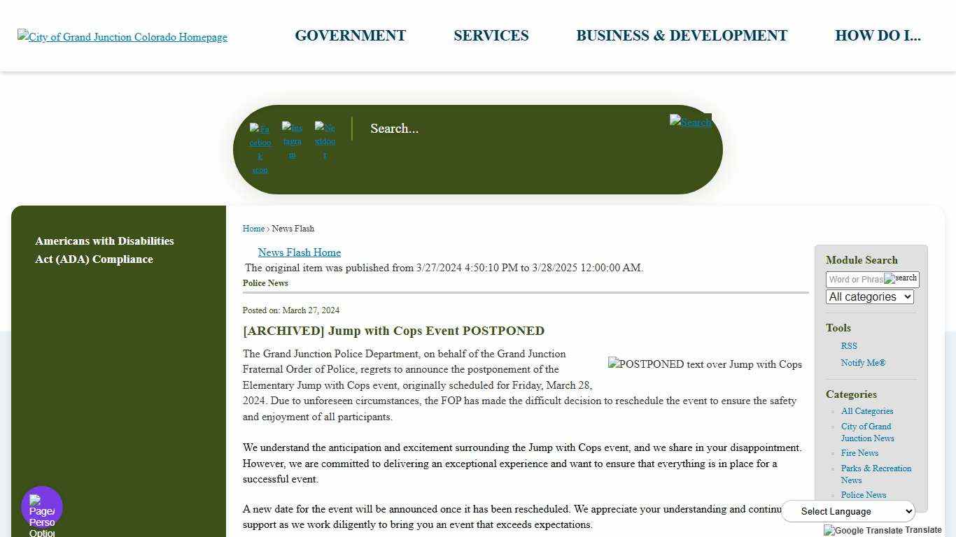 News Flash • Grand Junction, CO • CivicEngage